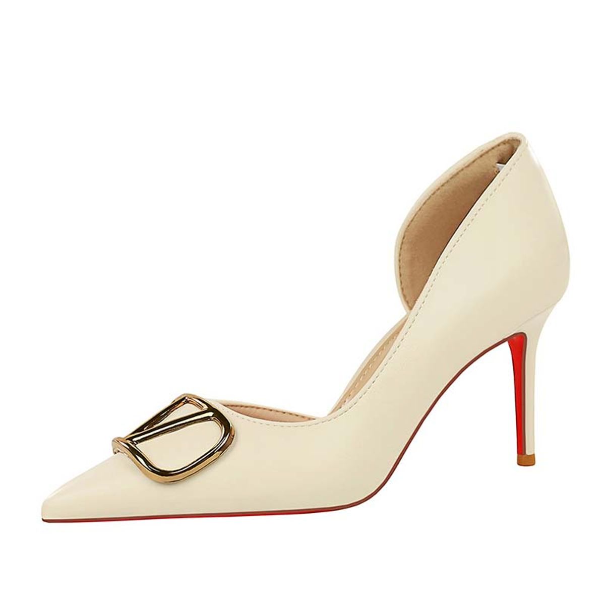 SHANDIAN - Zapato Formal Mujer  Beige
