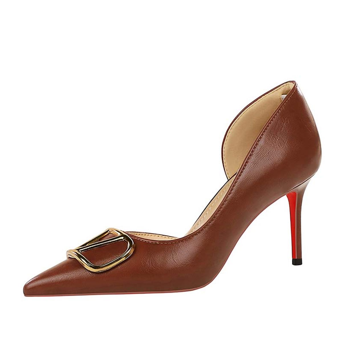 SHANDIAN - Zapato Formal Mujer  Beige