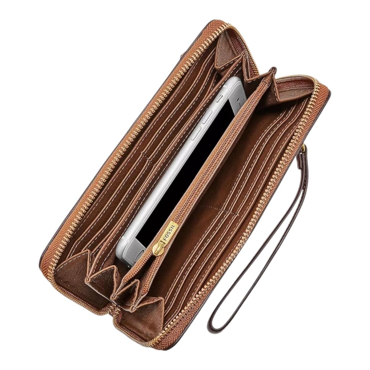 FOSSIL - Billetera Mujer Fossil Cuero Logan Zip Around SL7831200