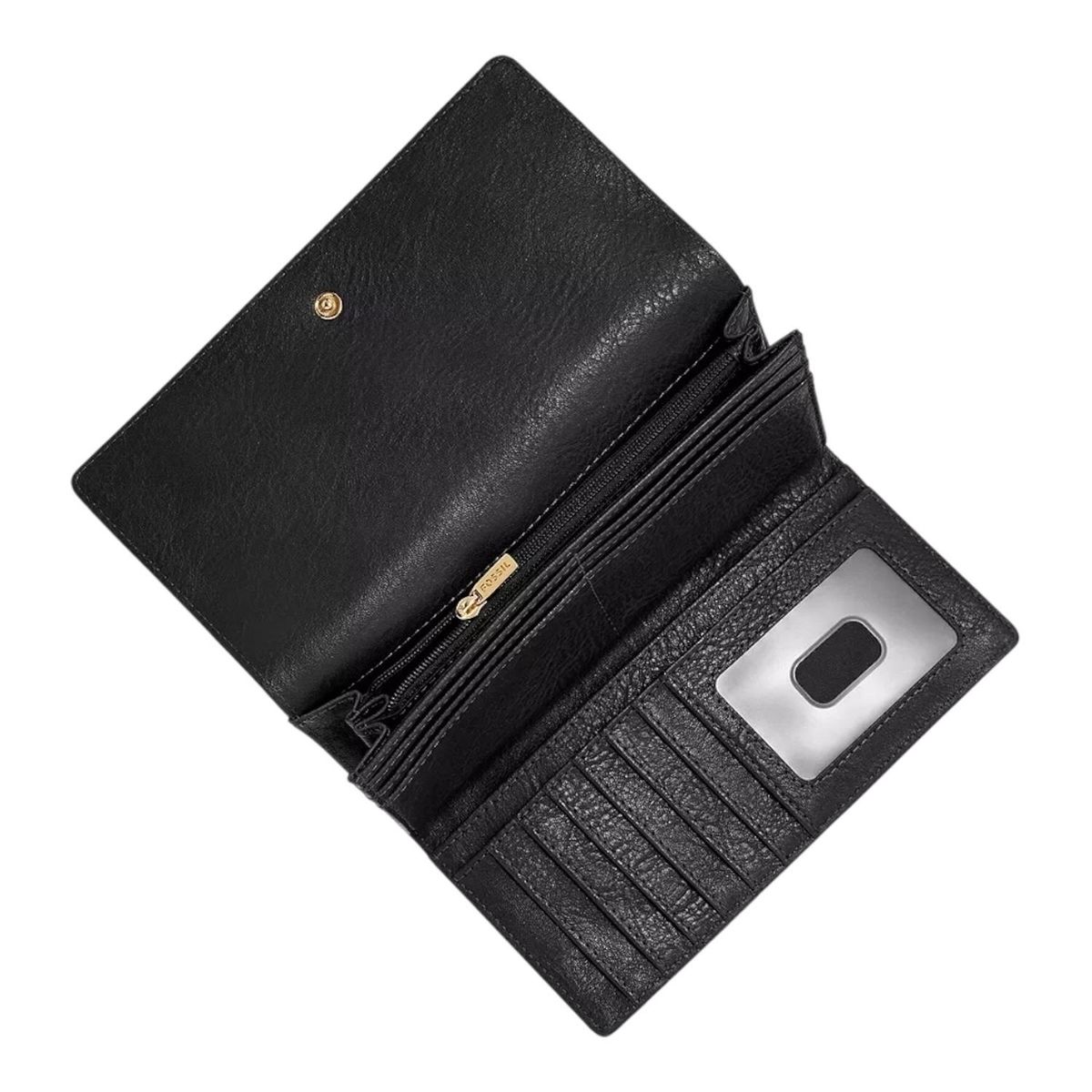FOSSIL - Billetera Mujer Fossil Cuero Logan Flap Clutch SL7833001