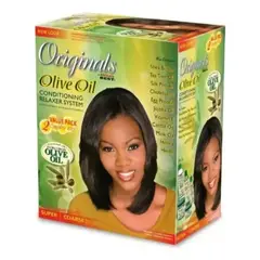 GENERICO - Crema Alisador Para Pelo,organic Olive Oil, Super Kit 2