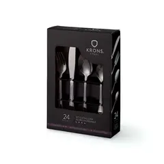 KRONS - SET DE CUCHILLERÍA MODELO LUNA DE 24 PIEZAS -