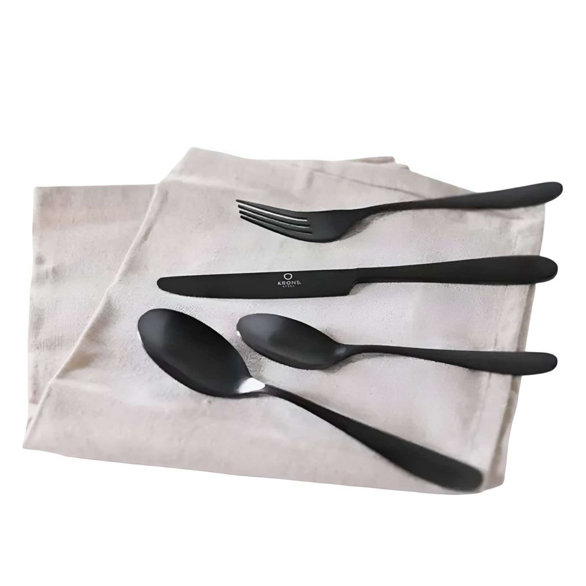 KRONS - CUCHILLERÍA DE MESA 24 PIEZAS BLACK - KRONS