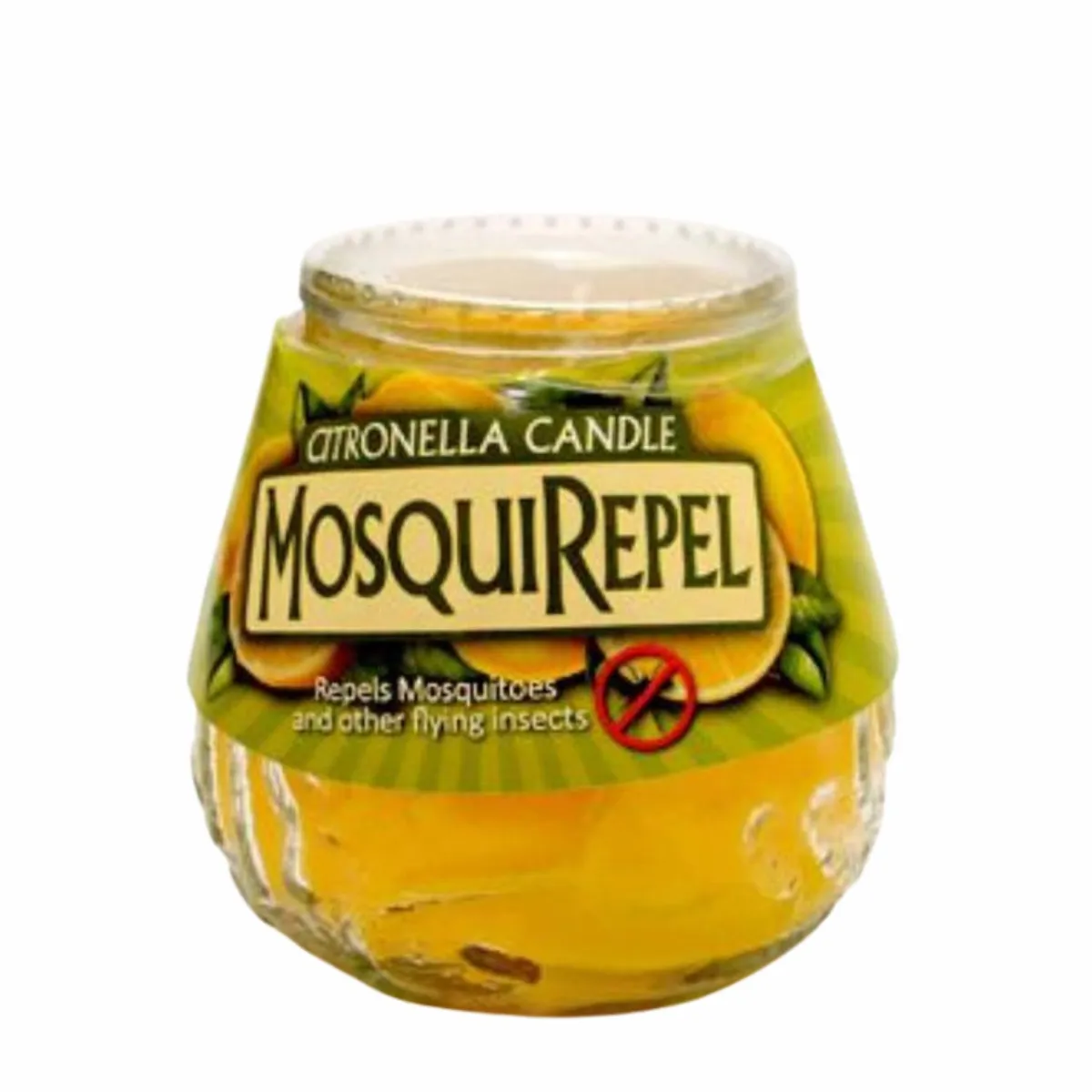 GENERICO - Vela de citronela repelente de mosquitos 198 gr Mosquirepel