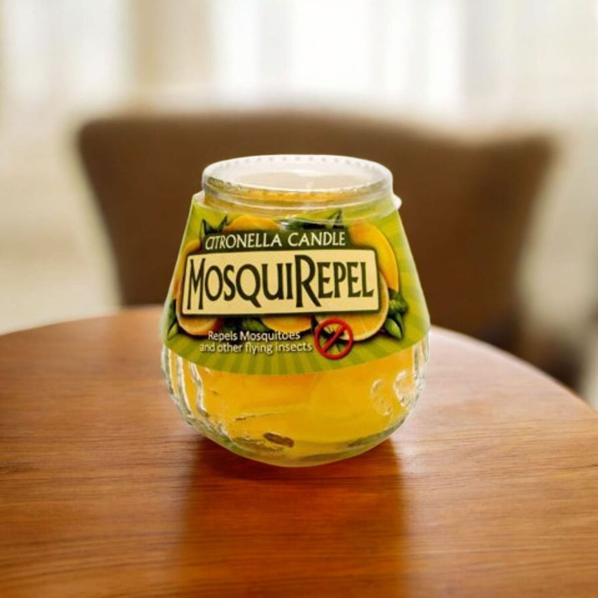 GENERICO - Vela de citronela repelente de mosquitos 198 gr Mosquirepel