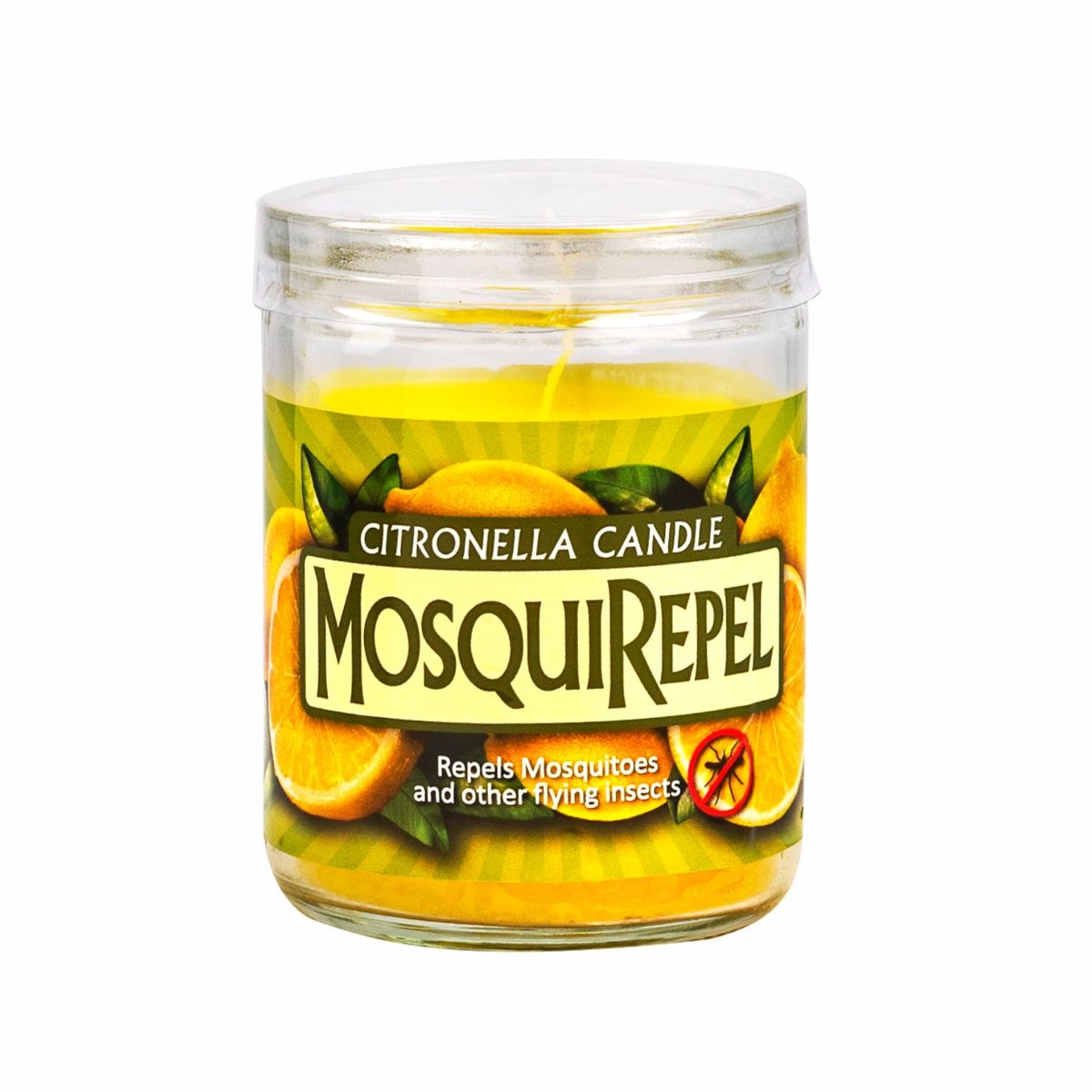GENERICO - Vela de citronela repelente de mosquitos 100 gr Mosquirepel
