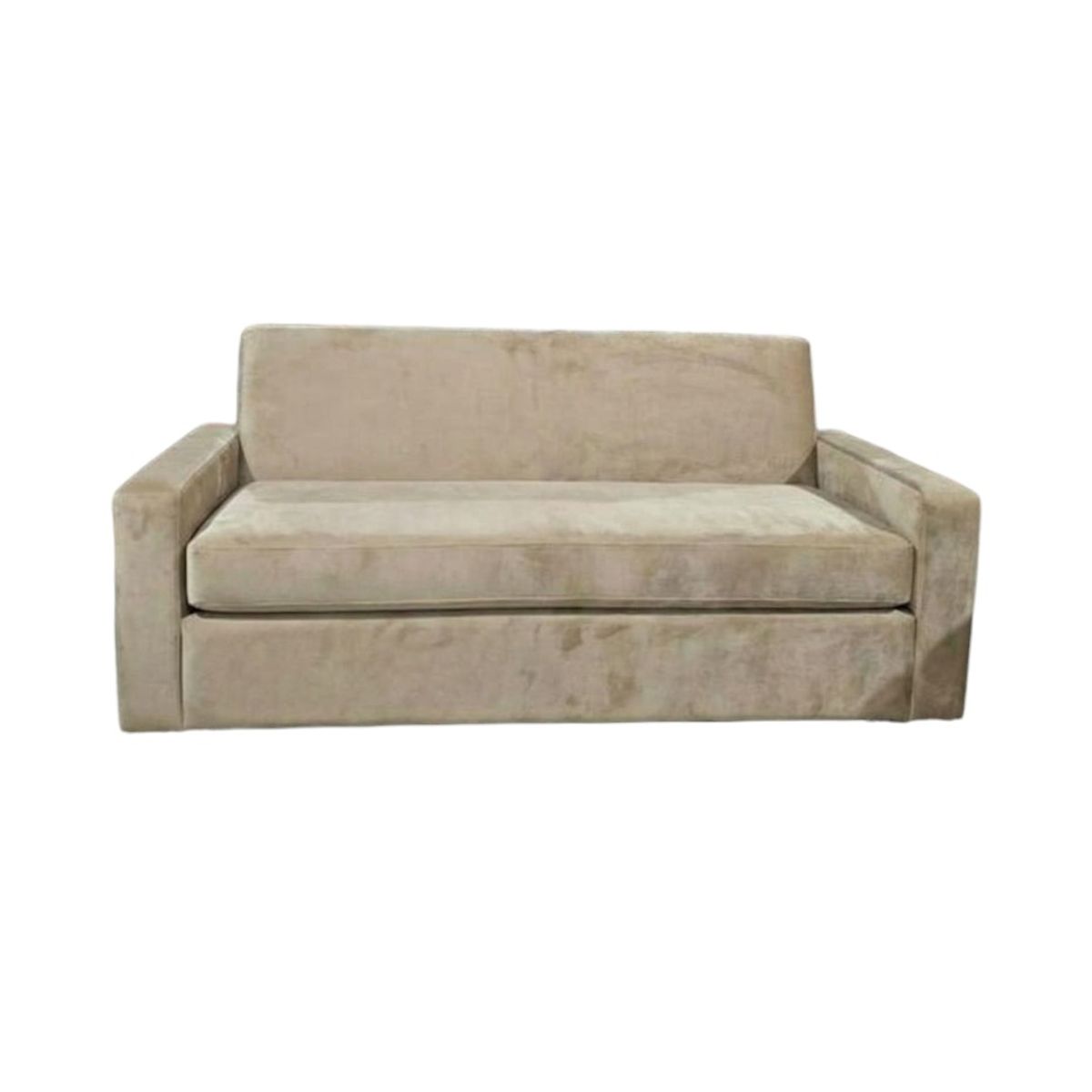 DISEÑOS VALESTRINI - SOFA CAMA MILANO TRES POSICIONES FELPA BEIGE