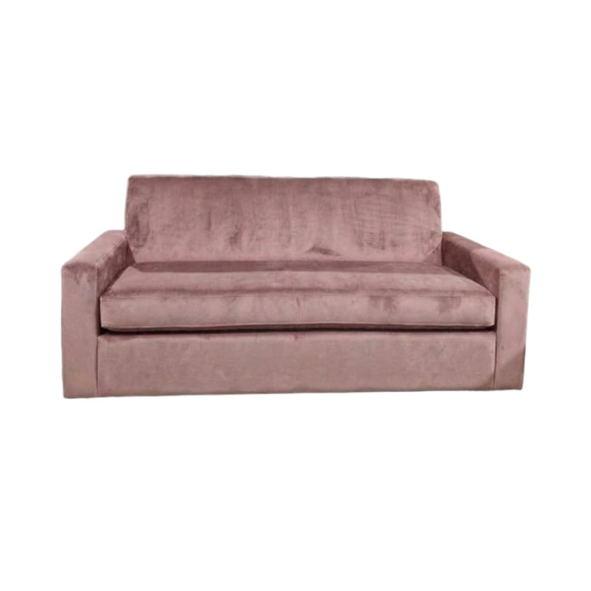 DISEÑOS VALESTRINI - SOFA CAMA MILANO TRES POSICIONES FELPA PALO ROSA