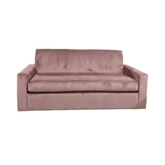 DISEÑOS VALESTRINI - SOFA CAMA MILANO TRES POSICIONES FELPA PALO ROSA