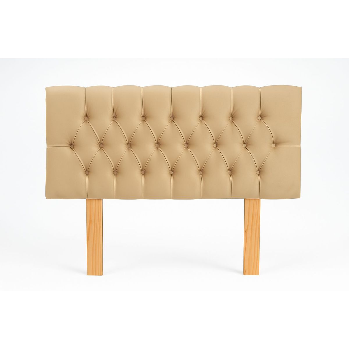 GENERICO - Respaldo 2 Plazas Classic Line Buttons Beige