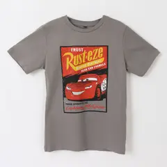 DISNEY - Polera Manga Corta Niño Gris Rayo McQueen Pixar