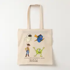 DISNEY - Totebag Niño Beige Full Personajes Pixar