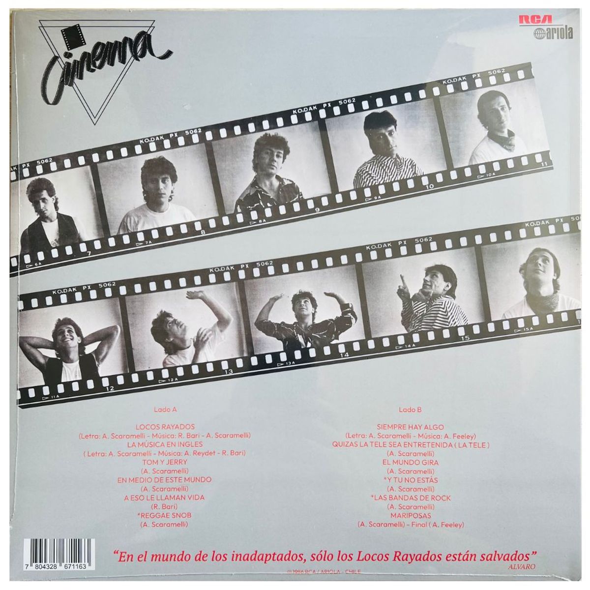 GENERICO - CINEMA - LOCOS RAYADOS (2025) / VINILO