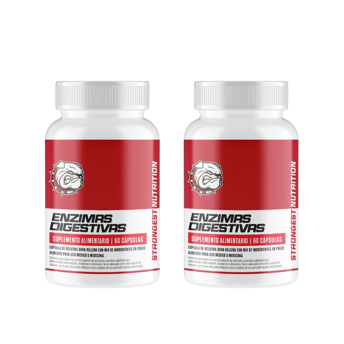 STRONGEST - PACK ENZIMAS DIGESTIVAS - 60 CAP