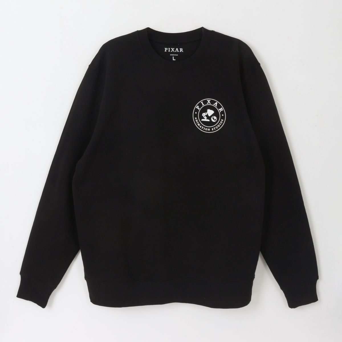 DISNEY - Polerón Cerrado Adulto Negro Corporativo Pixar Disney