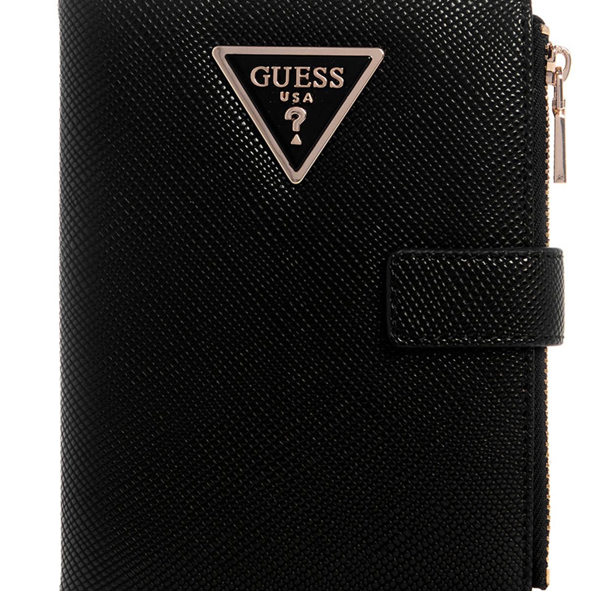 GUESS - Porta Documentos Mujer Laurel Ii Slg Passport Case Negro Guess
