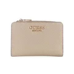 GUESS - Billetera Mujer Laurel Ii Slg Zip Arnd Crd Cse Gris