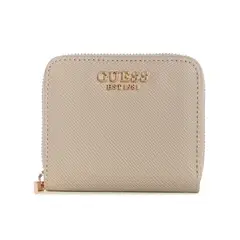 GUESS - Billetera Laurel Ii Slg Small Zip Around Gris