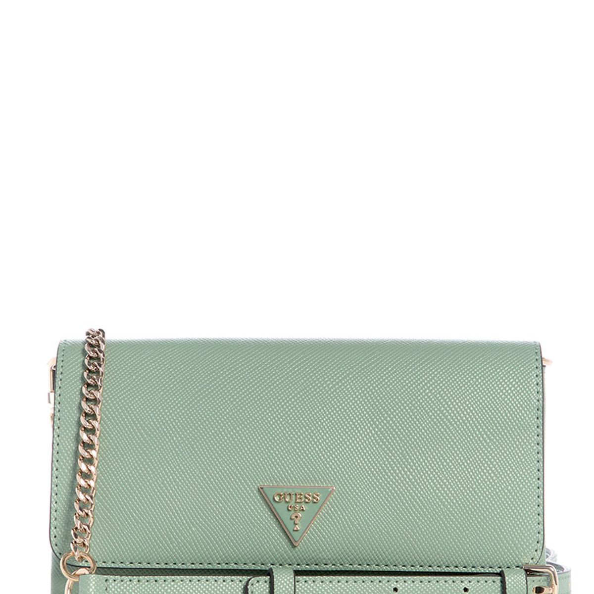 GUESS - Cartera Mujer Noelle Ii Xbody Flap Organizer Celeste Guess