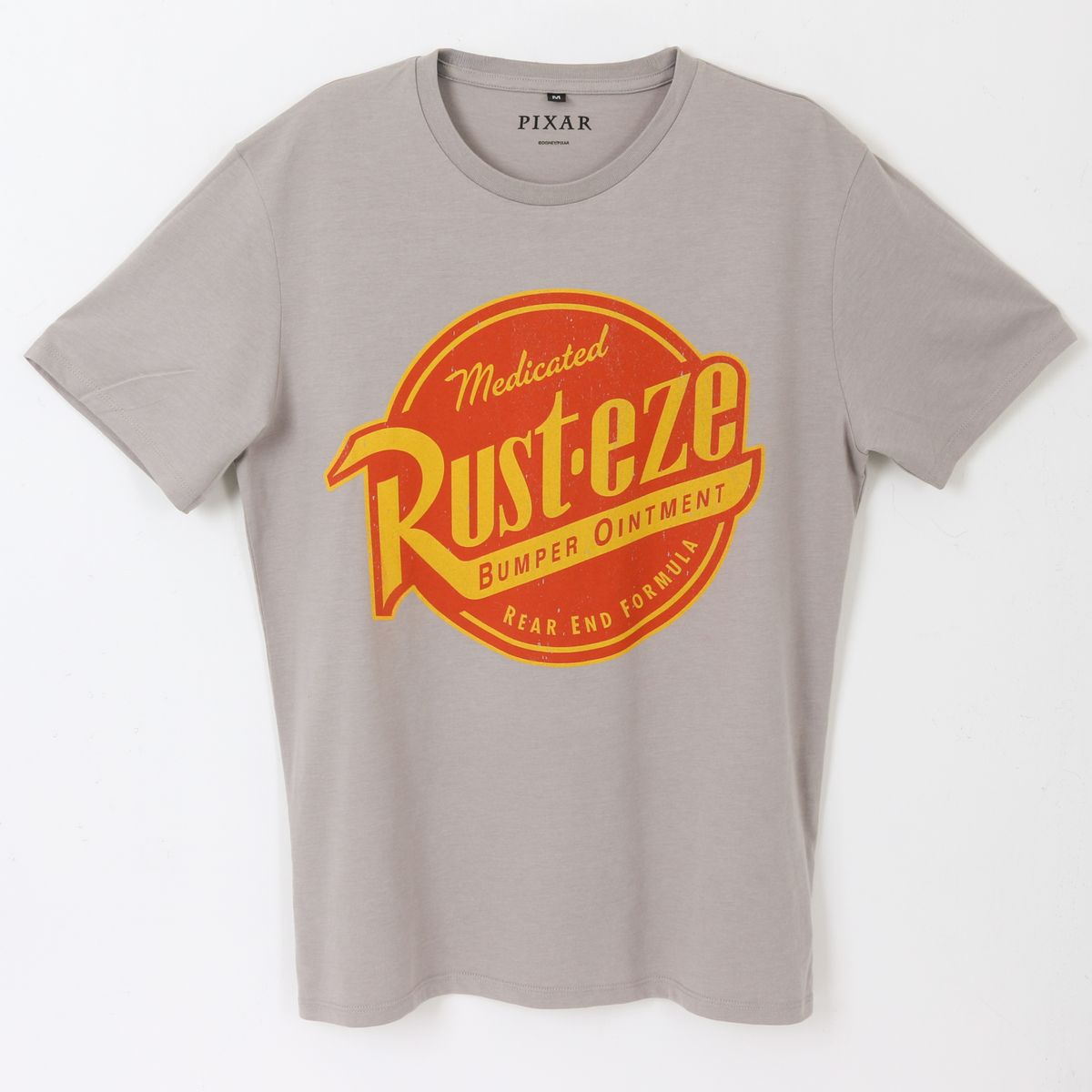 DISNEY - Polera Manga Corta Adulto Gris Cars Pixar Disney
