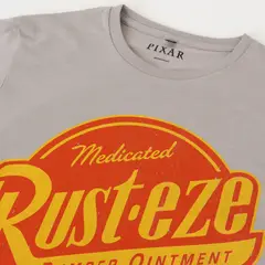 DISNEY - Polera Manga Corta Adulto Gris Cars Pixar