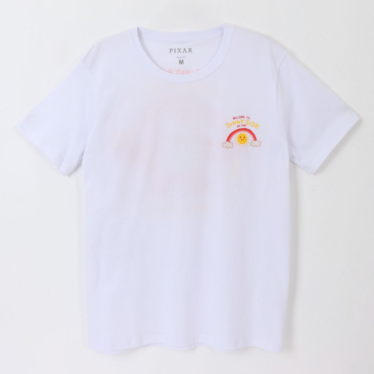 DISNEY - Polera Manga Corta Adulto Blanco Lotso Pixar Disney