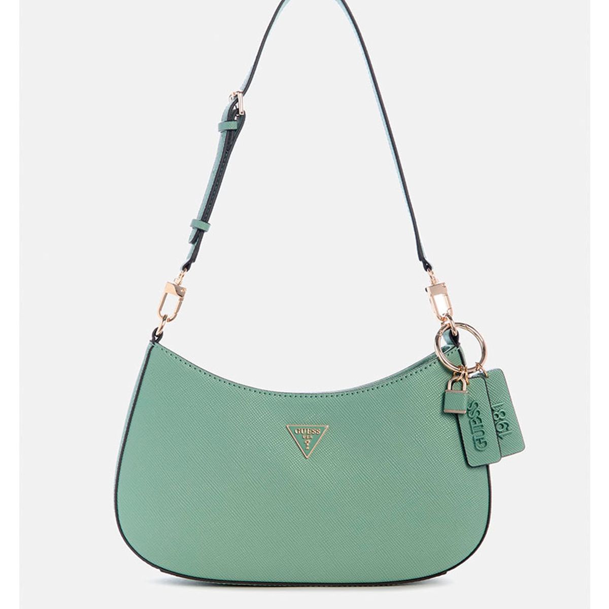 GUESS - Cartera Mujer Noelle Ii Zip Shoulder Bag Celeste Guess