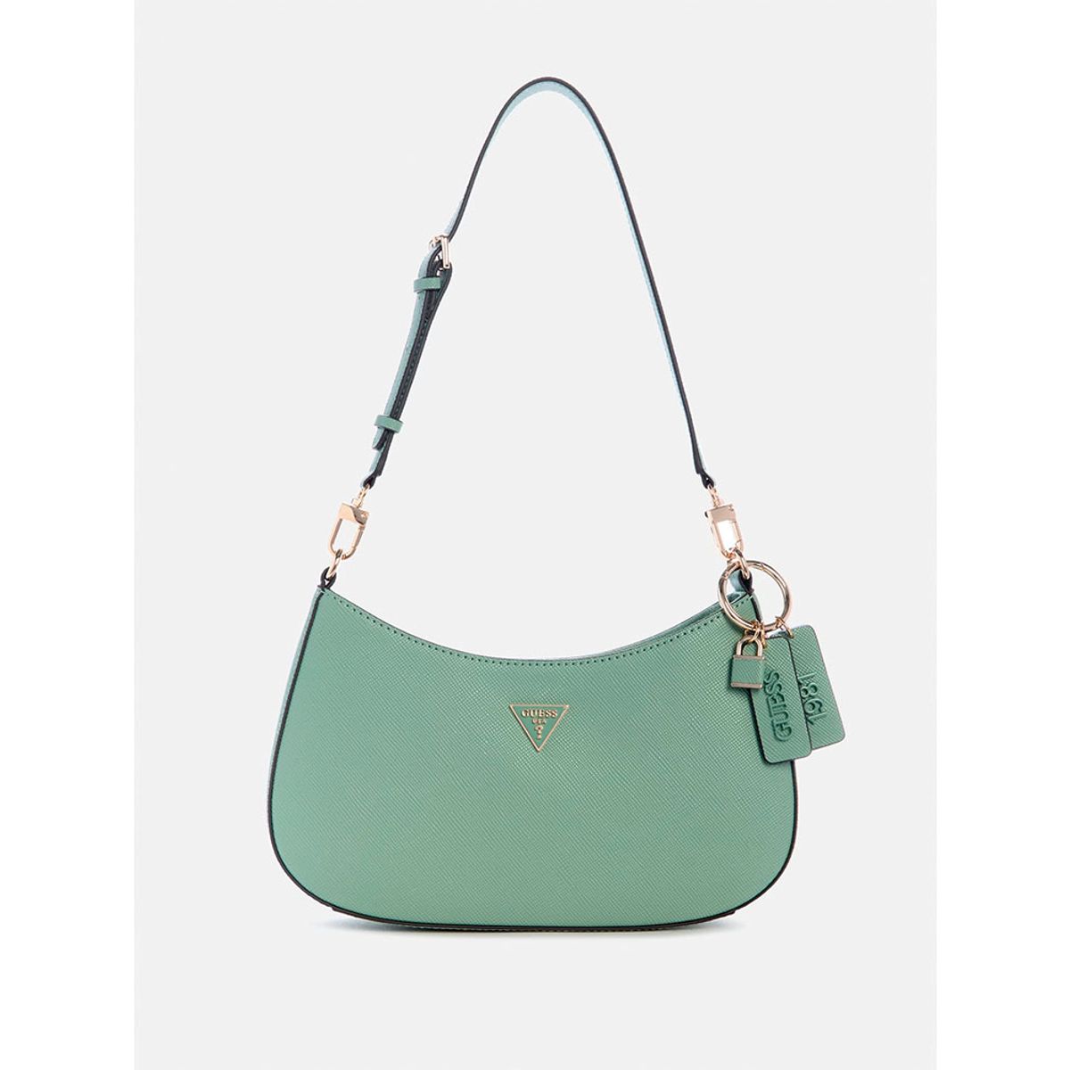 GUESS - Cartera Mujer Noelle Ii Zip Shoulder Bag Celeste Guess