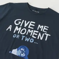 DISNEY - Polera Manga Corta Adulto Azul Tristeza Pixar