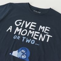 Polera Manga Corta Adulto Azul Tristeza Pixar