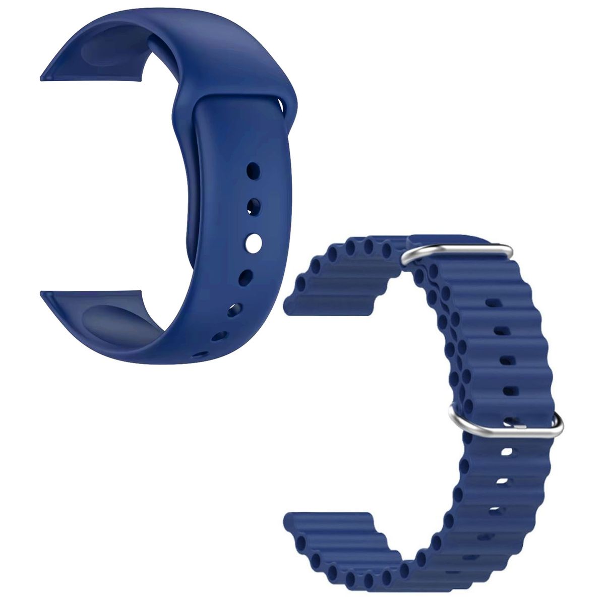 MOTOMO - Reloj Inteligente Smartwatch Sport 49mm 2 Correas M60 Azul