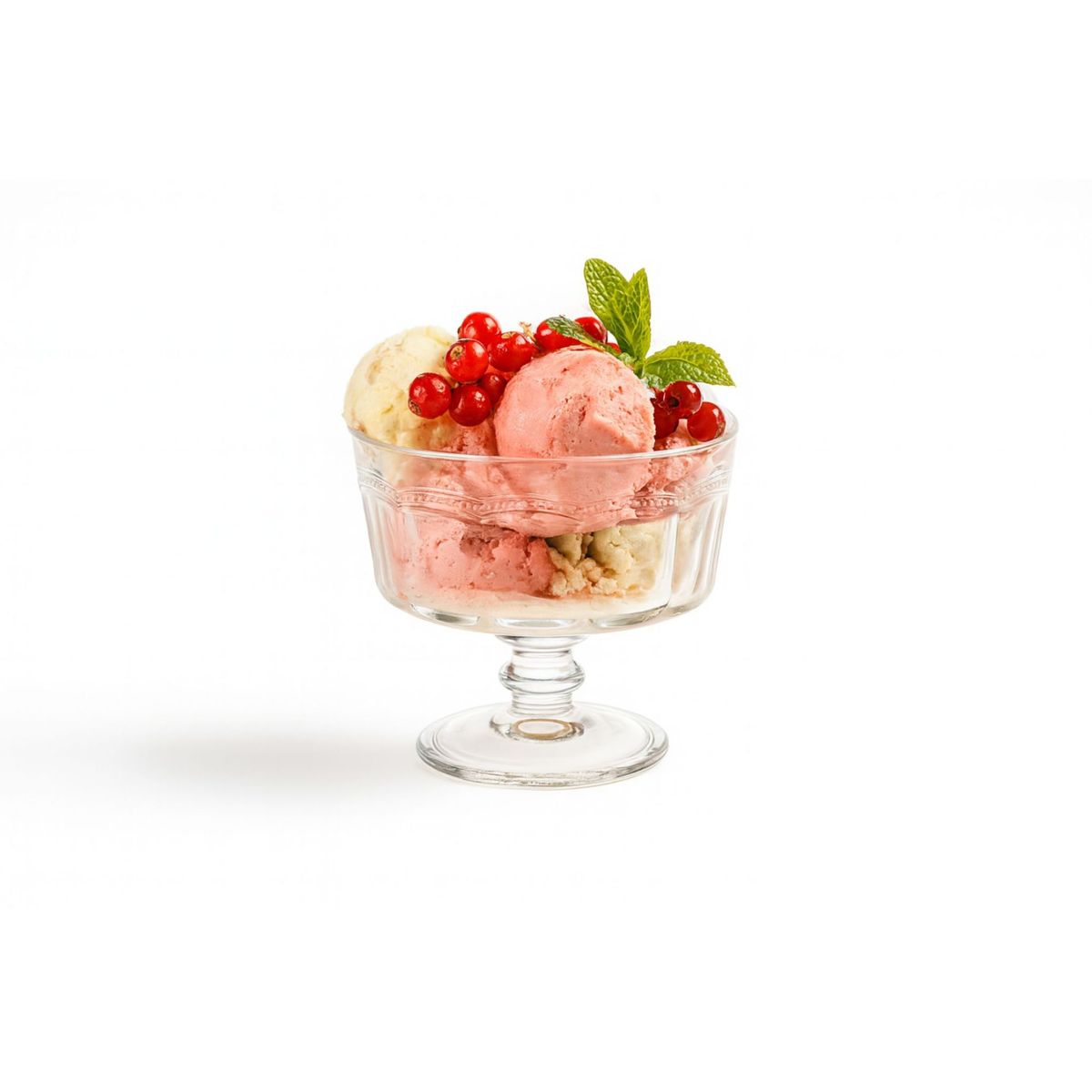 GENERICO - 6 Copas Postre De Vidrio / Copas De Helado 250ml