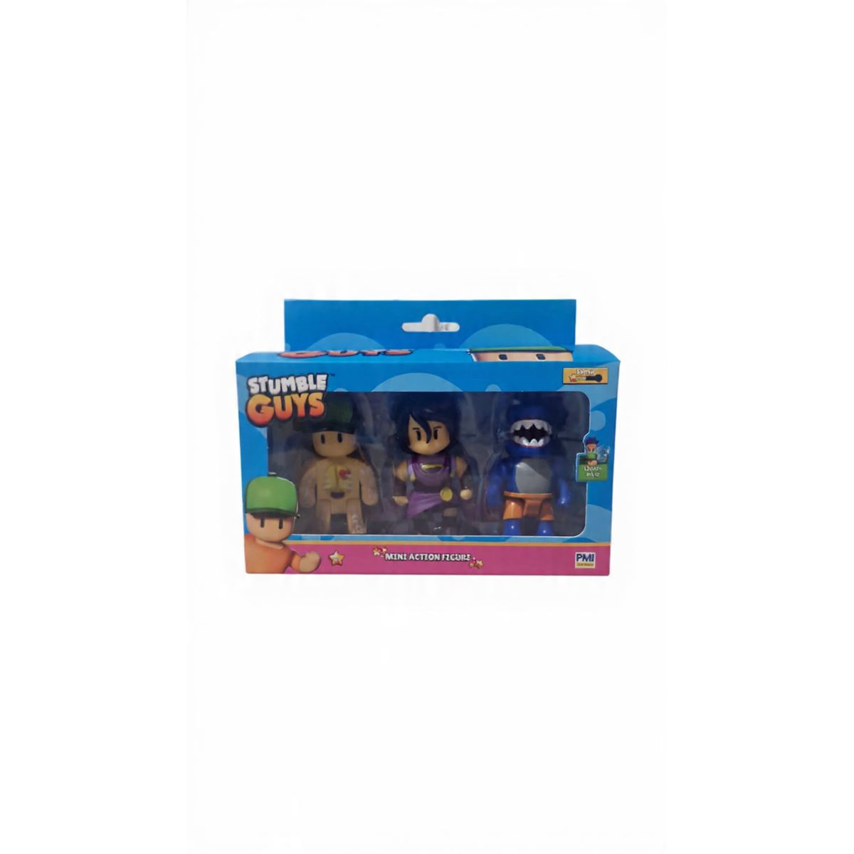 ANSALDO - Stumble Guys Pack 3 Figuras Inside Out - Nyx - Megalodon