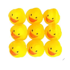 OEM - Mini Patitos De Hule 9und Amarillo Con Chicharra Para Ducha