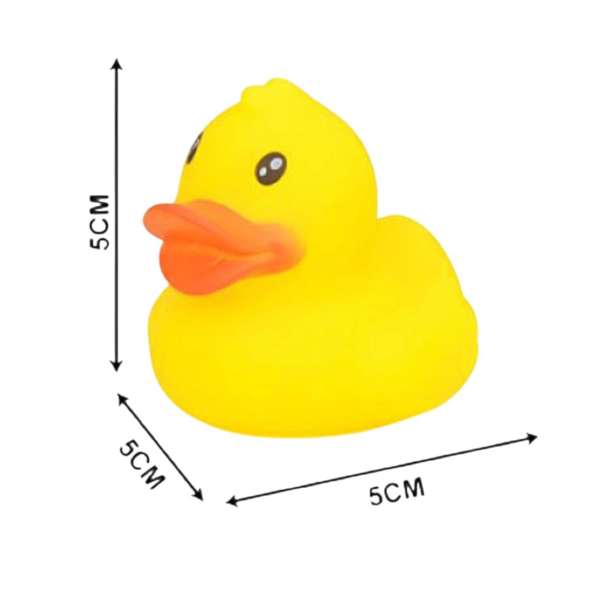 OEM - Mini Patitos De Hule 9und Amarillo Con Chicharra Para Ducha