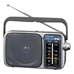 PANASONIC - Radio Am Y Fm Pilas 4 Aa /corriente Gris Oscuro