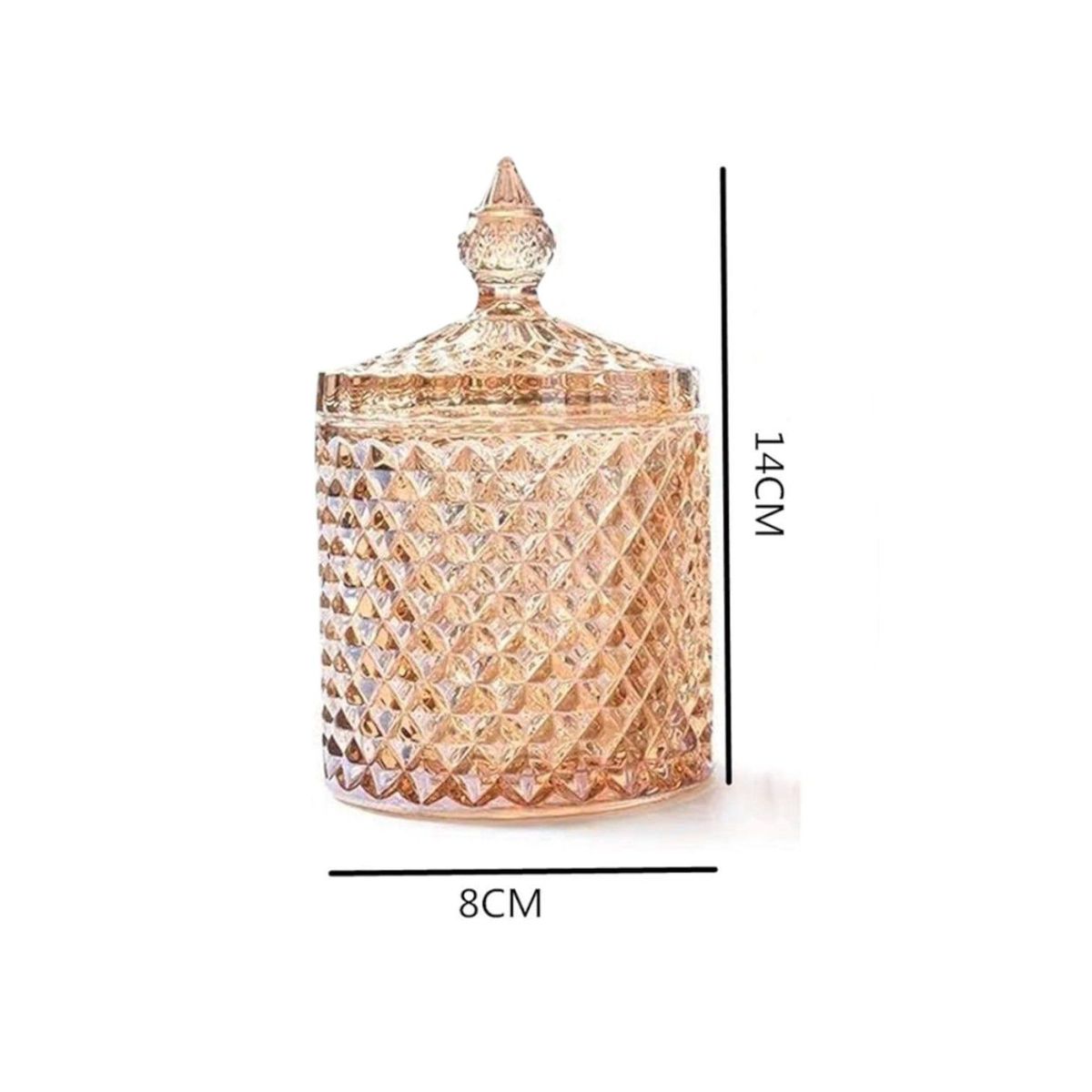 GENERICO - Bombonera Azucarero Caramelera Decoracion De Vidrio Cristal
