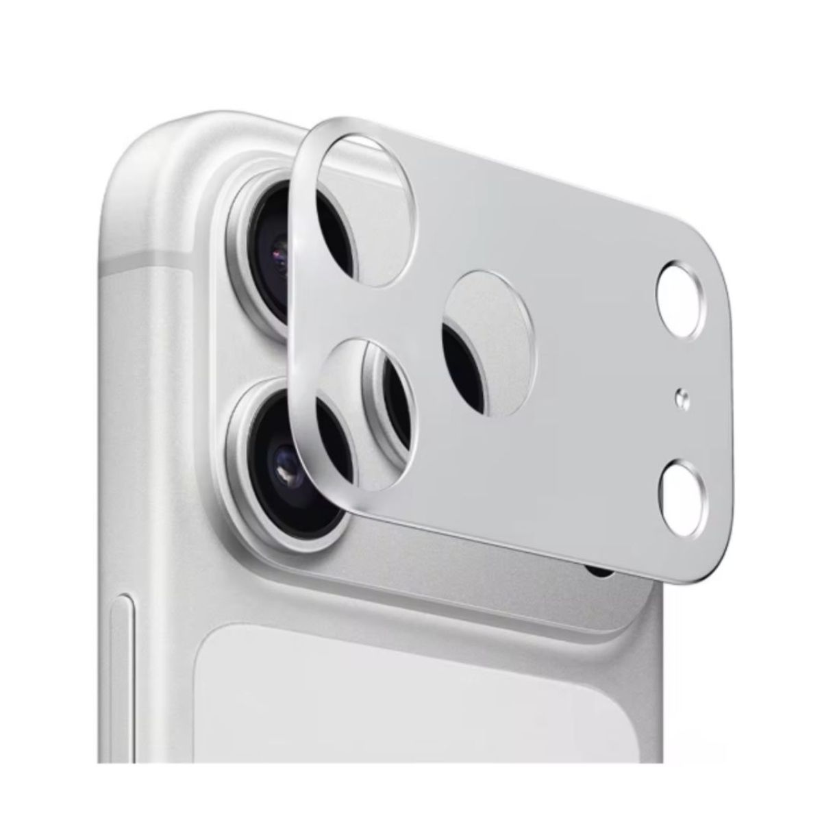 GENERICO - Protector trasero de cámara para iPhone 17 Pro Silver