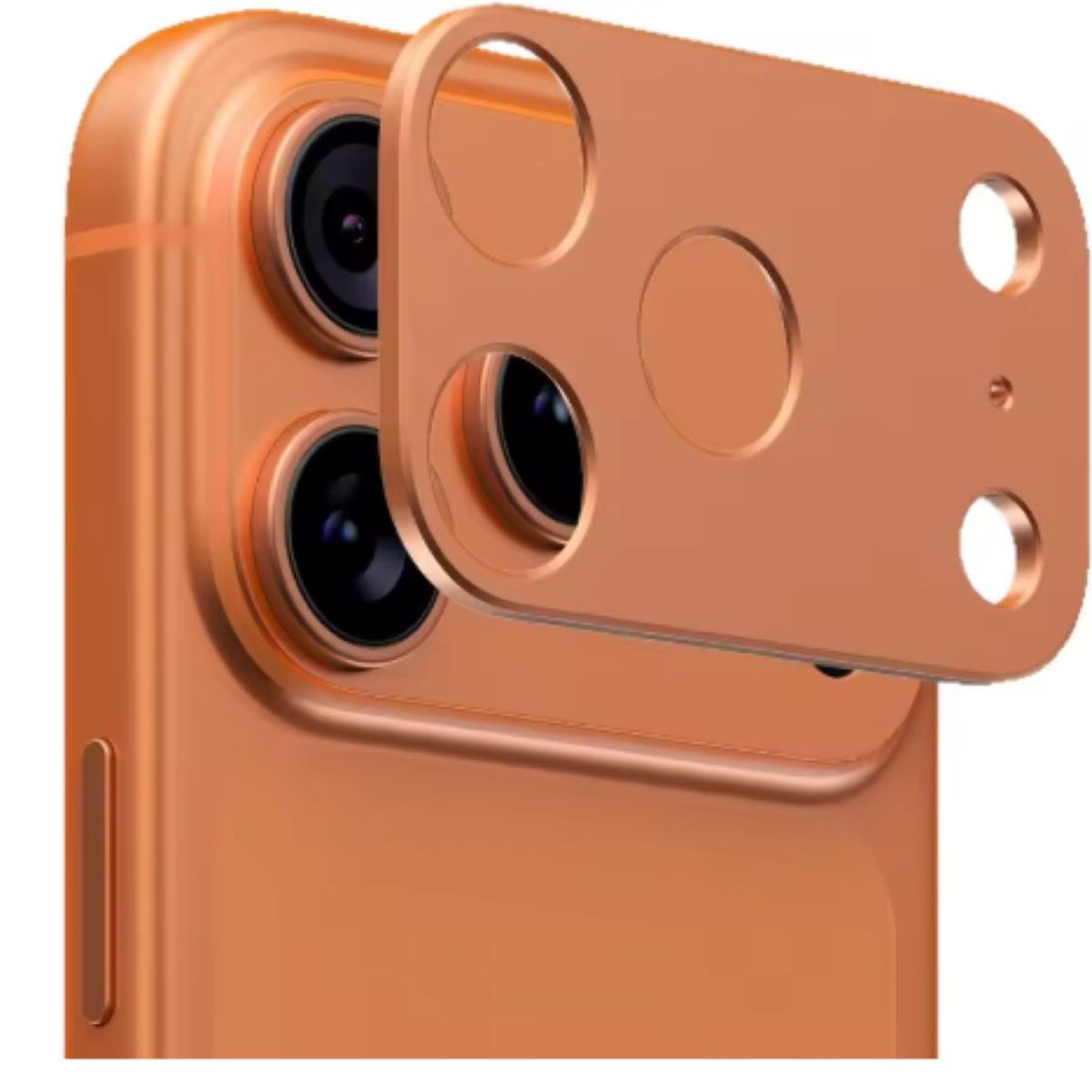 GENERICO - Protector trasero de cámara para iPhone 17 Pro Orange