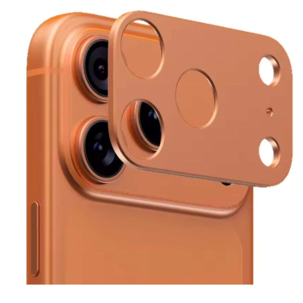 GENERICO - Protector trasero de cámara para iPhone 17 Pro Orange