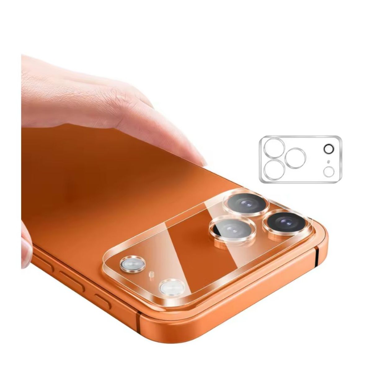 GENERICO - Protector de cámara para iPhone 17 Pro Max Transparente