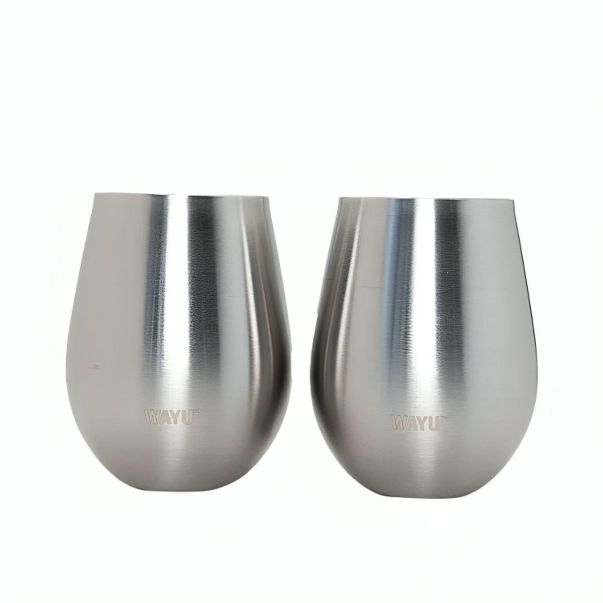 WAYU - Set 2 Vasos Cóctel Metálicos 500 ml Wayu