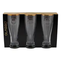 GLASSO - SET 3 VASOS CERVEZA 460 ML