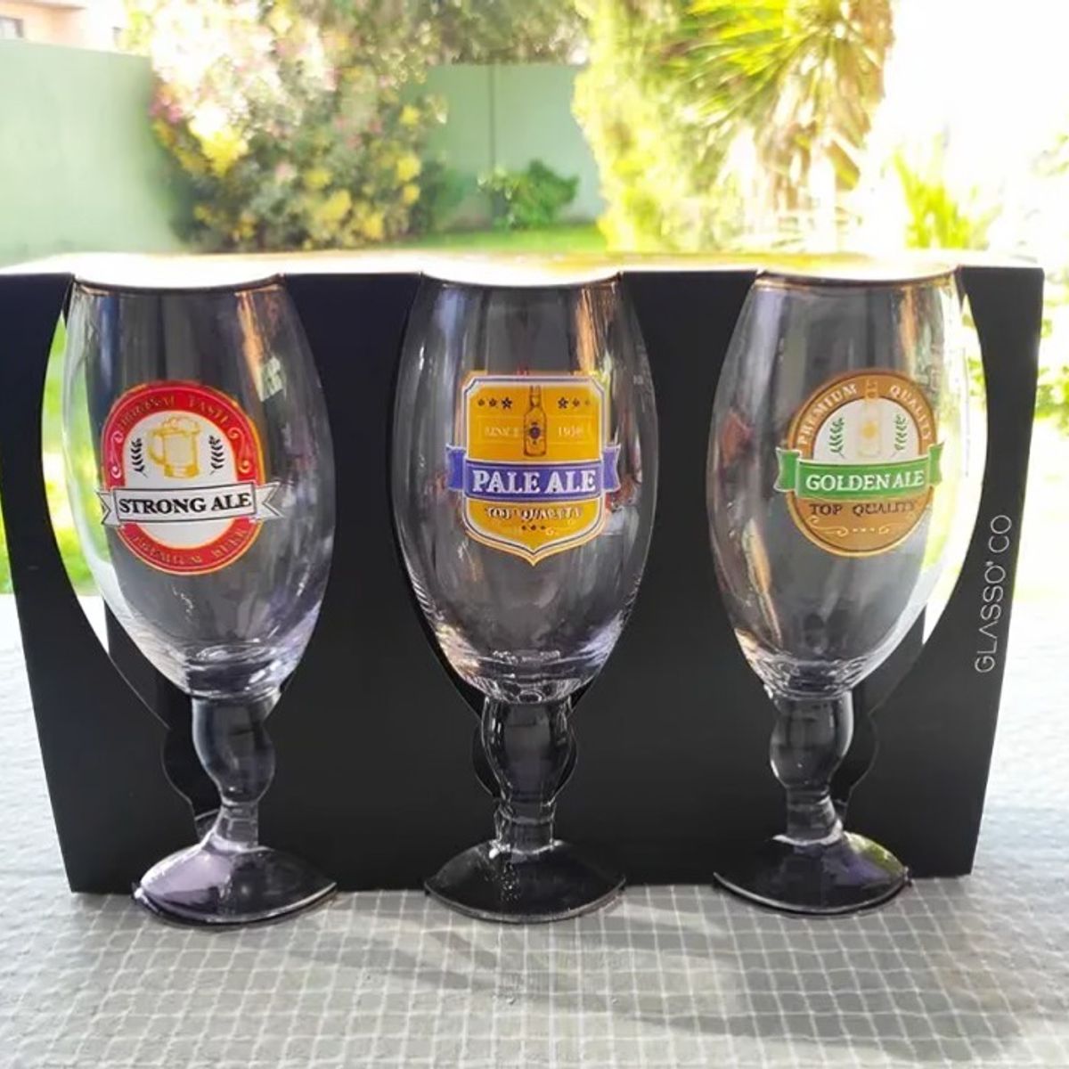 GLASSO - Set 3 Copón Cervecero Glasso  600 ml Cerveza