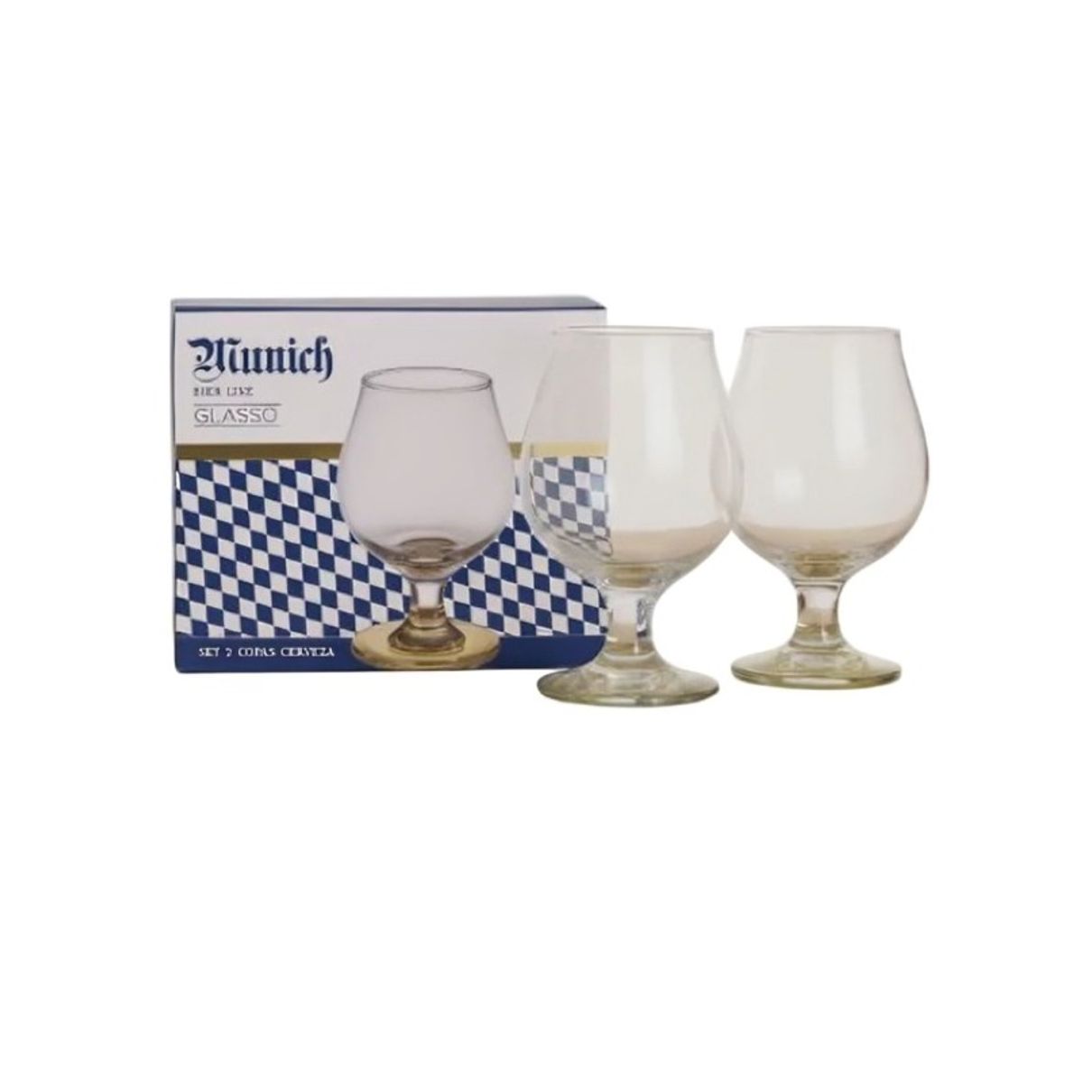 GLASSO - Set 2 copas Cerveza 495 ML Munich Glasso