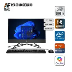 HP - AIO EliteOne 200 G4 I5 10th Power (Windows 11 - Office365) Reacondicionado