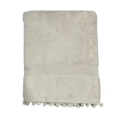 OEM - Toalla De Baño Algodon Pompon Toalla Fina Elegante 70x137cm