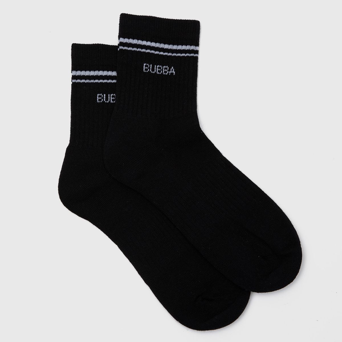 BUBBA - Calcetin Corto Negro Bubba Essentials