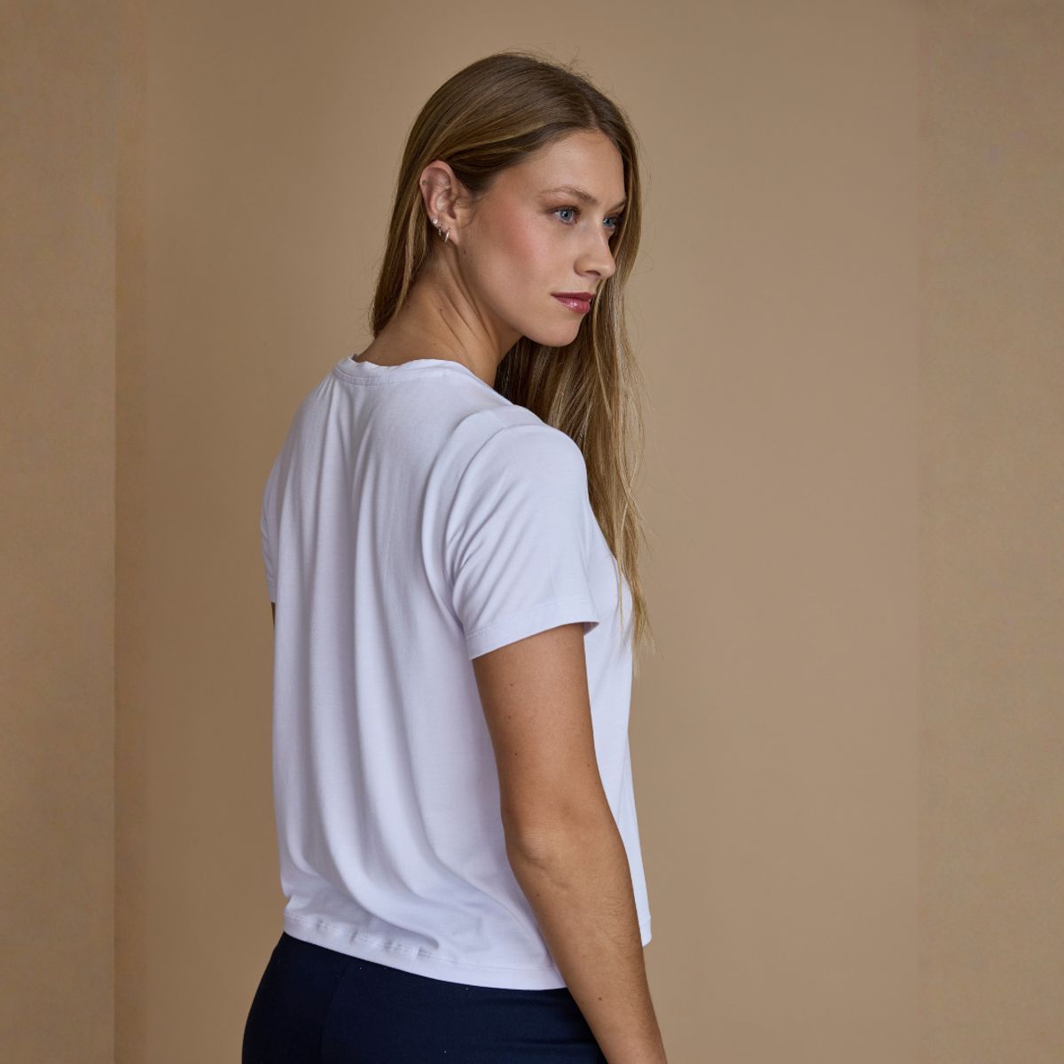 BIJOU - Polera básica de modal Mara