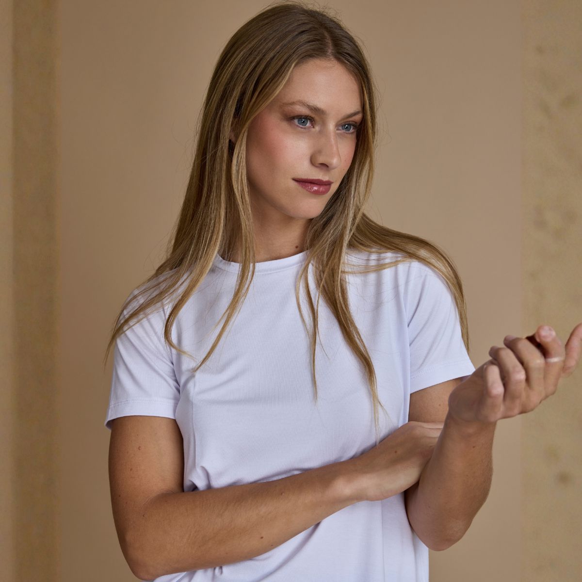 BIJOU - Polera básica de modal Mara